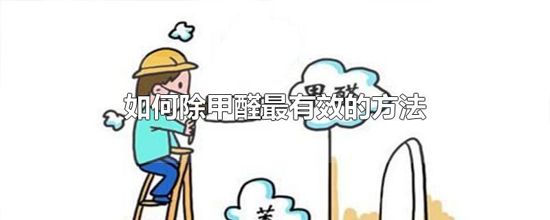 如何除甲醛最有效的方法