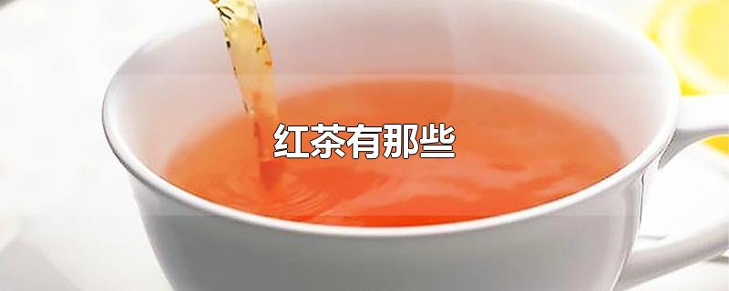 红茶有那些