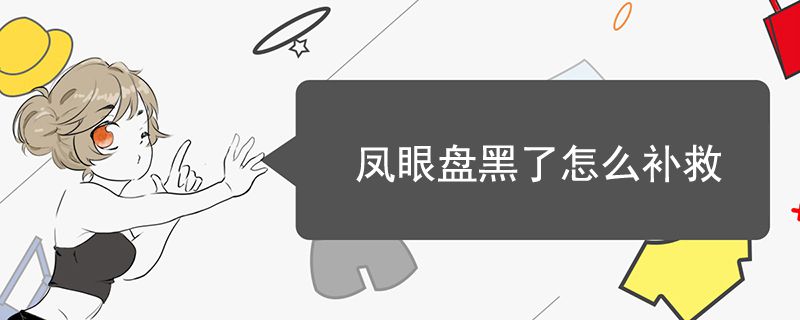 凤眼盘黑了怎么补救