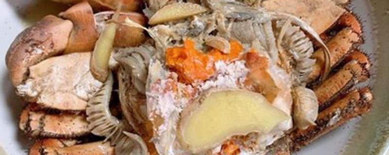 蒸梭子蟹肚子朝上还是朝下