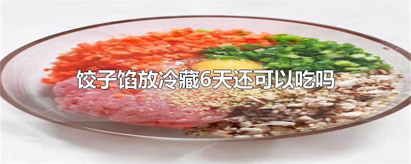 饺子馅放冷藏6天还可以吃吗