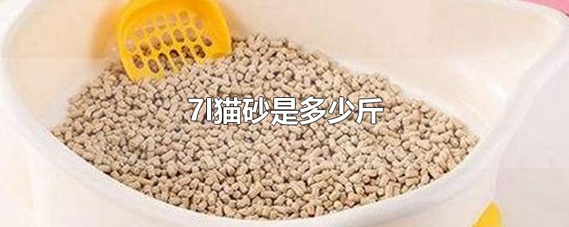 7l猫砂是多少斤