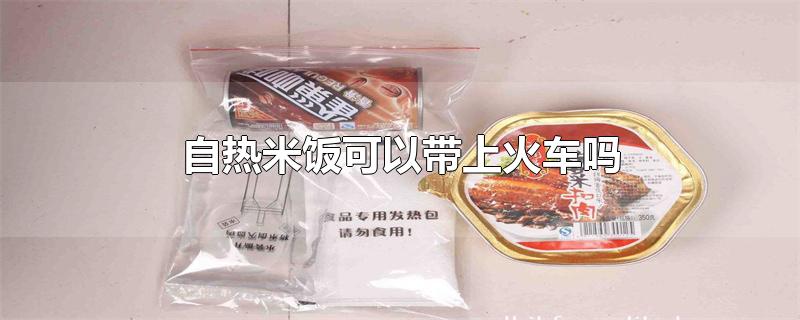 自热米饭可以带上火车吗