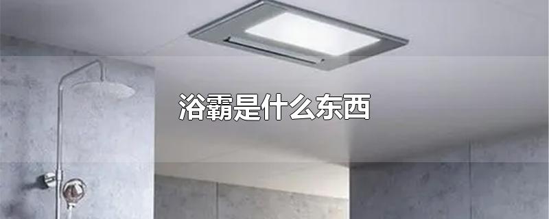 浴霸是什么东西