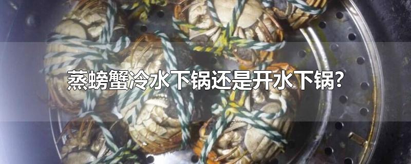 蒸螃蟹冷水下锅还是开水下锅?