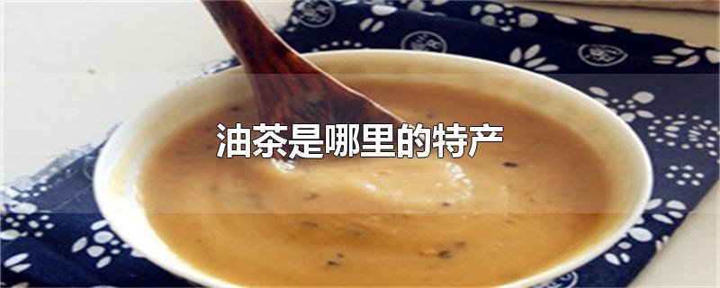 油茶是哪里的特产