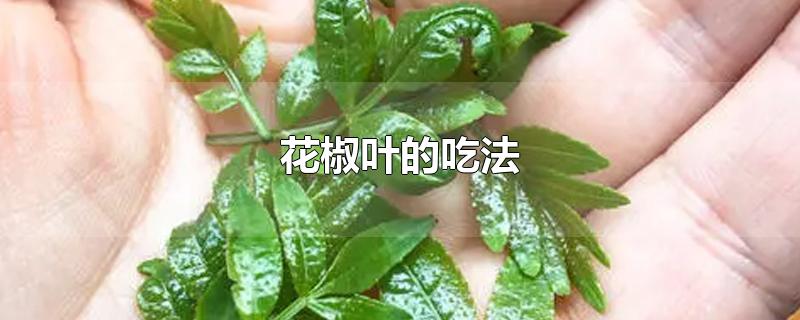 花椒叶的吃法