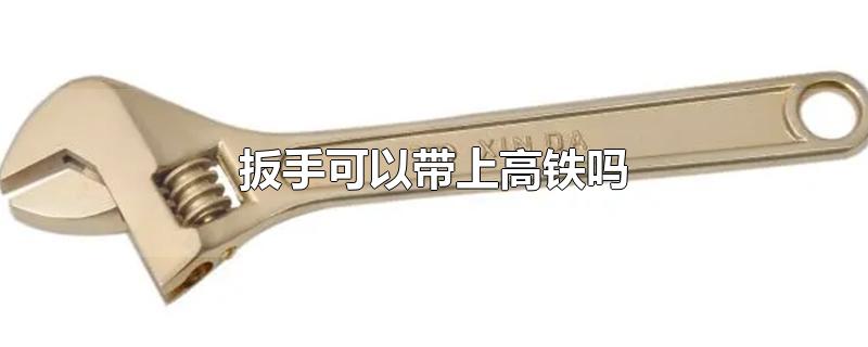 扳手可以带上高铁吗