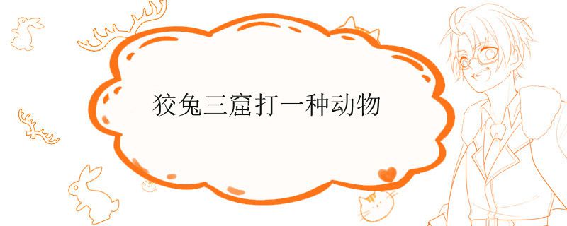狡兔三窟打一种动物
