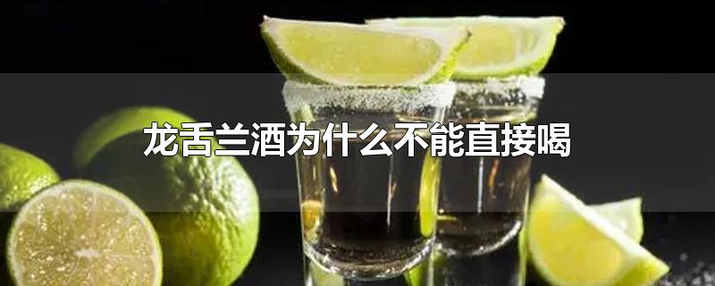 龙舌兰酒为什么不能直接喝