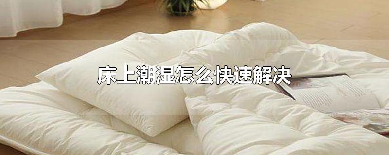 床上潮湿怎么快速解决