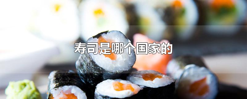 寿司是哪个国家的