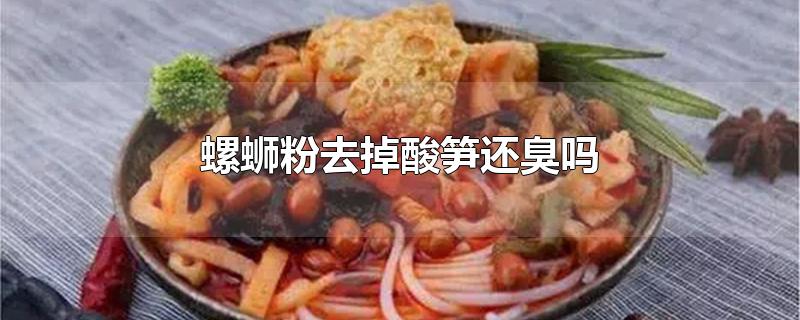 螺蛳粉去掉酸笋还臭吗
