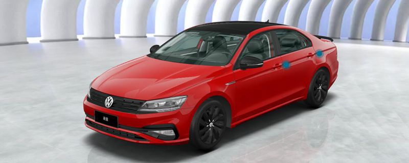 大众凌渡感叹号三角形