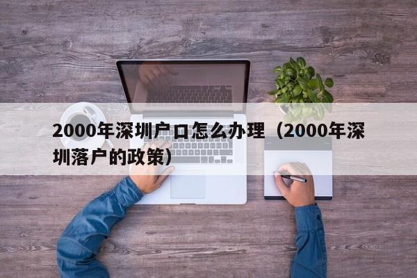 2000年深圳户口怎么办理（2000年深圳落户的政策）